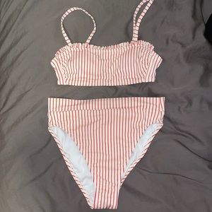 Striped bikini
